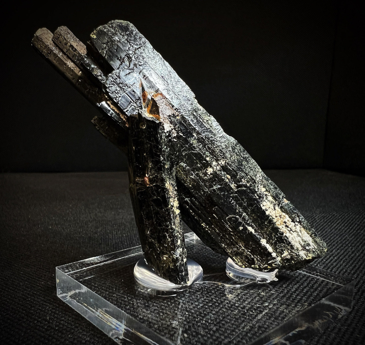 Aegirine From Mount Malosa, Zomba, Malawi- Collectors Piece, Statement Piece, Home Décor, Crystal (Stand Included)