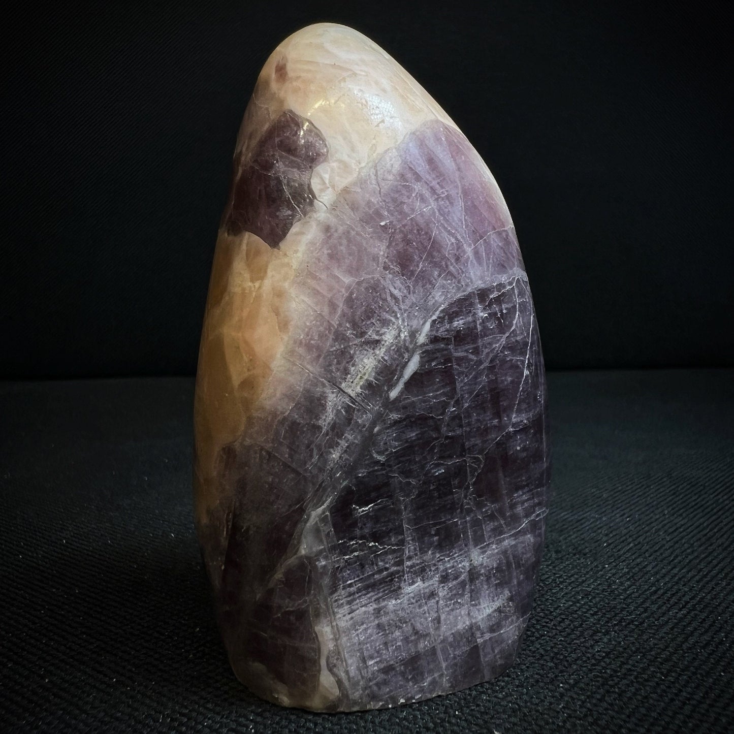 Anhydrite Freeform With Calcite Inclusions From Madagascar- Statement Piece, Home Décor