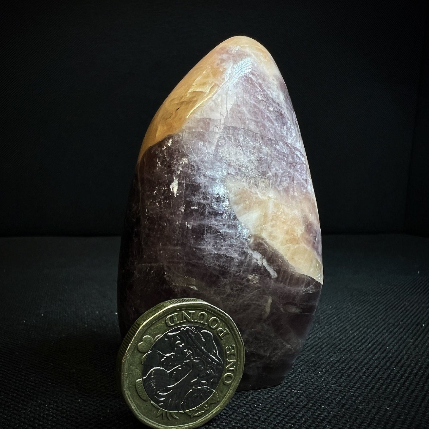 Anhydrite Freeform With Calcite Inclusions From Madagascar- Statement Piece, Home Décor