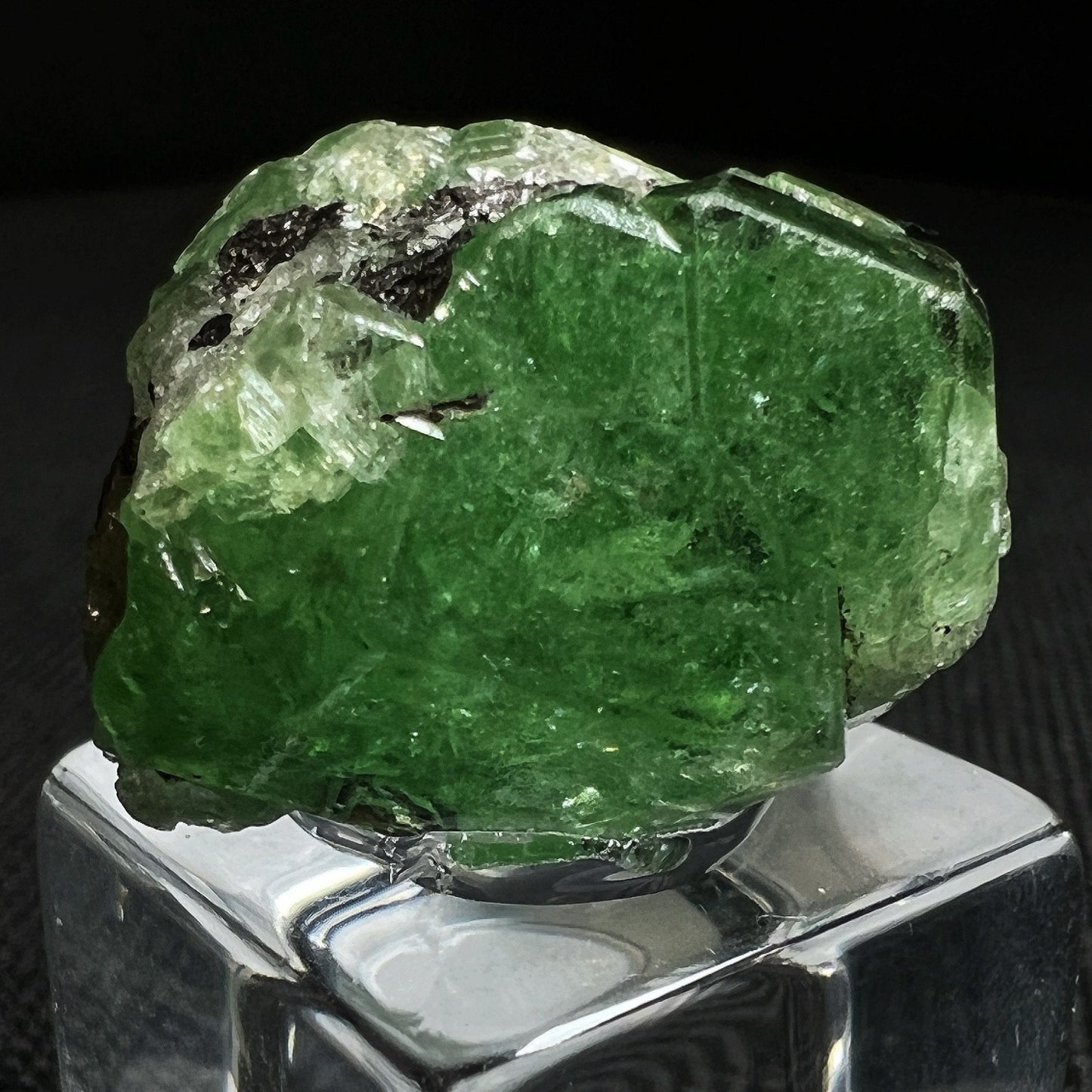 Terminated Untreated Garnet Specimen From Tanzania- Collectors Piece, Home Décor (Stand Included)