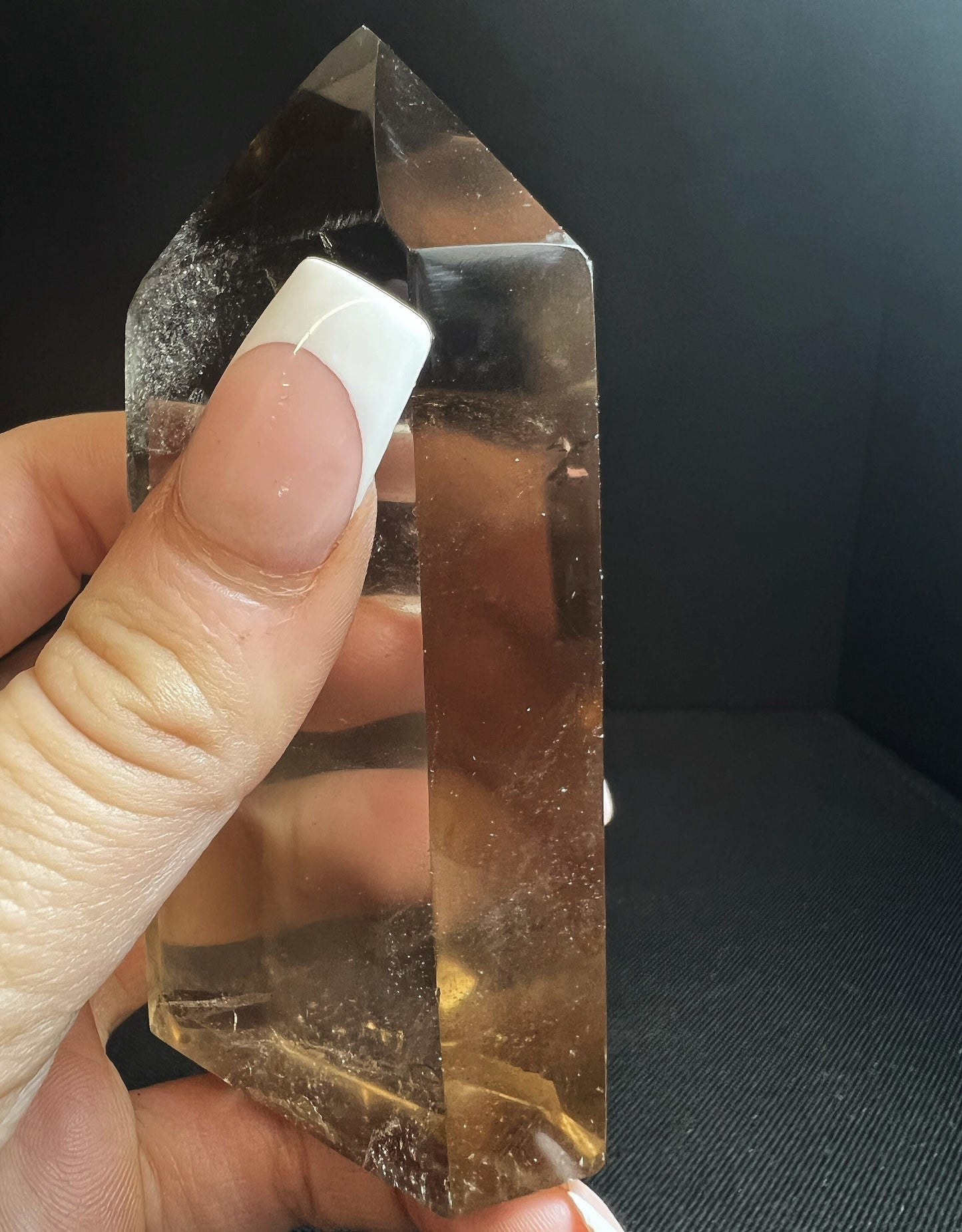 Outstanding Natural Rare Citrine Point Free standing Home Décor Statement Piece From Africa