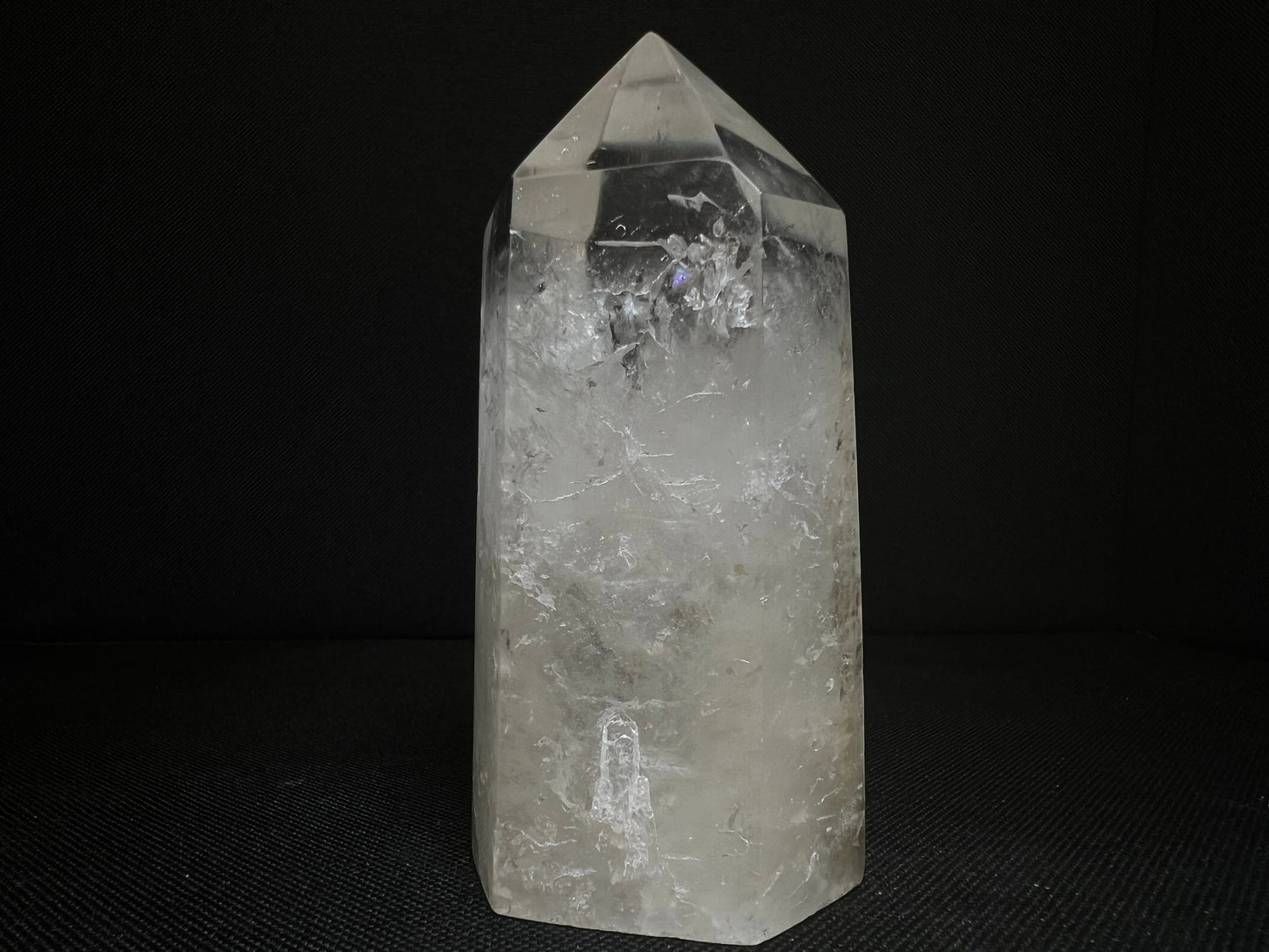 Clear Quartz Point- Statement Piece, Home Décor