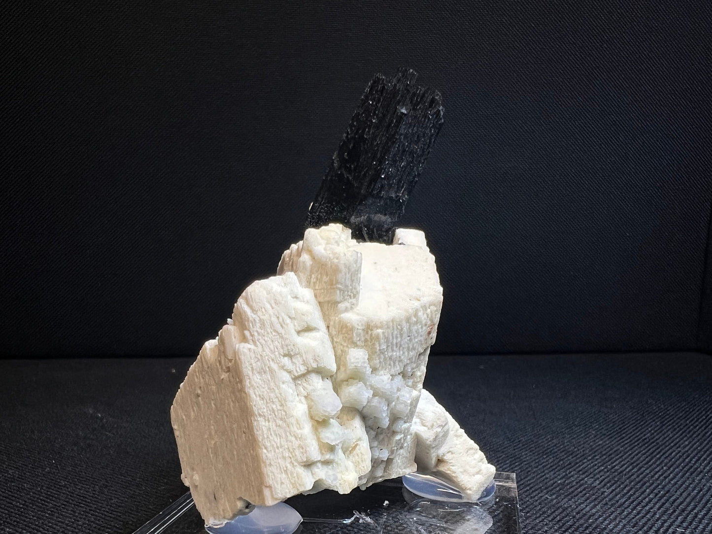 Black Tourmaline With Feldspar From Erongo Mountains, Karibib, Namibia - Home Décor, Collectors Piece