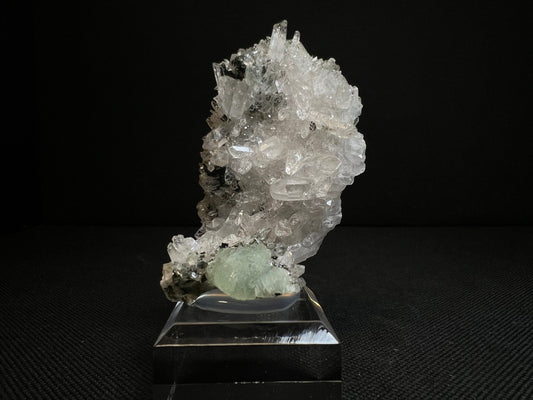 Quartz, Prehnite And Babingtonite From Qiaojia, Yunnan province, China- Collectors Piece, Home decor, Statement Piece