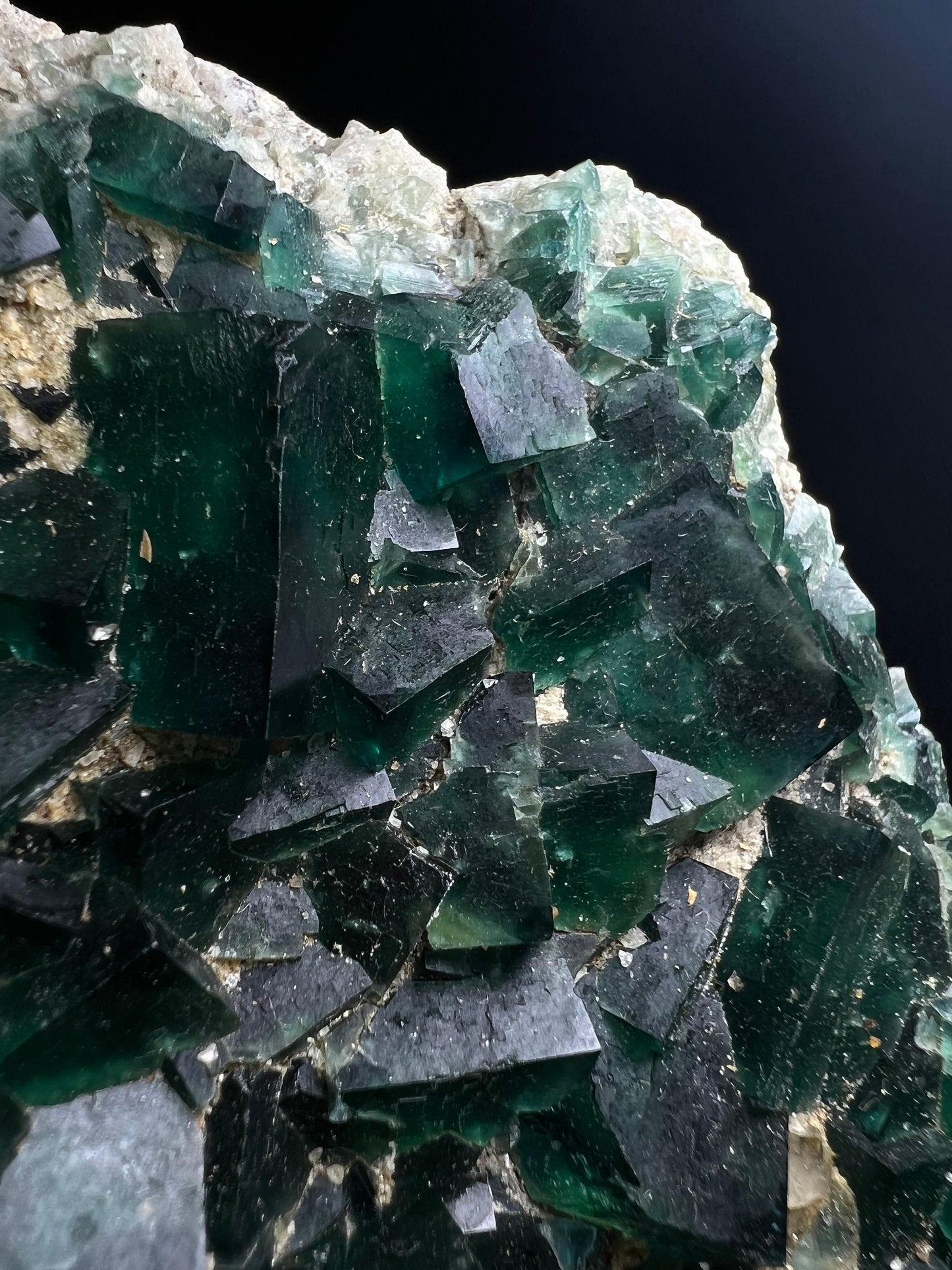 Large Natural Green Fluorite Cluster on Matrix From Madagascar- Statement Piece, Home Décor, Collectors Piece