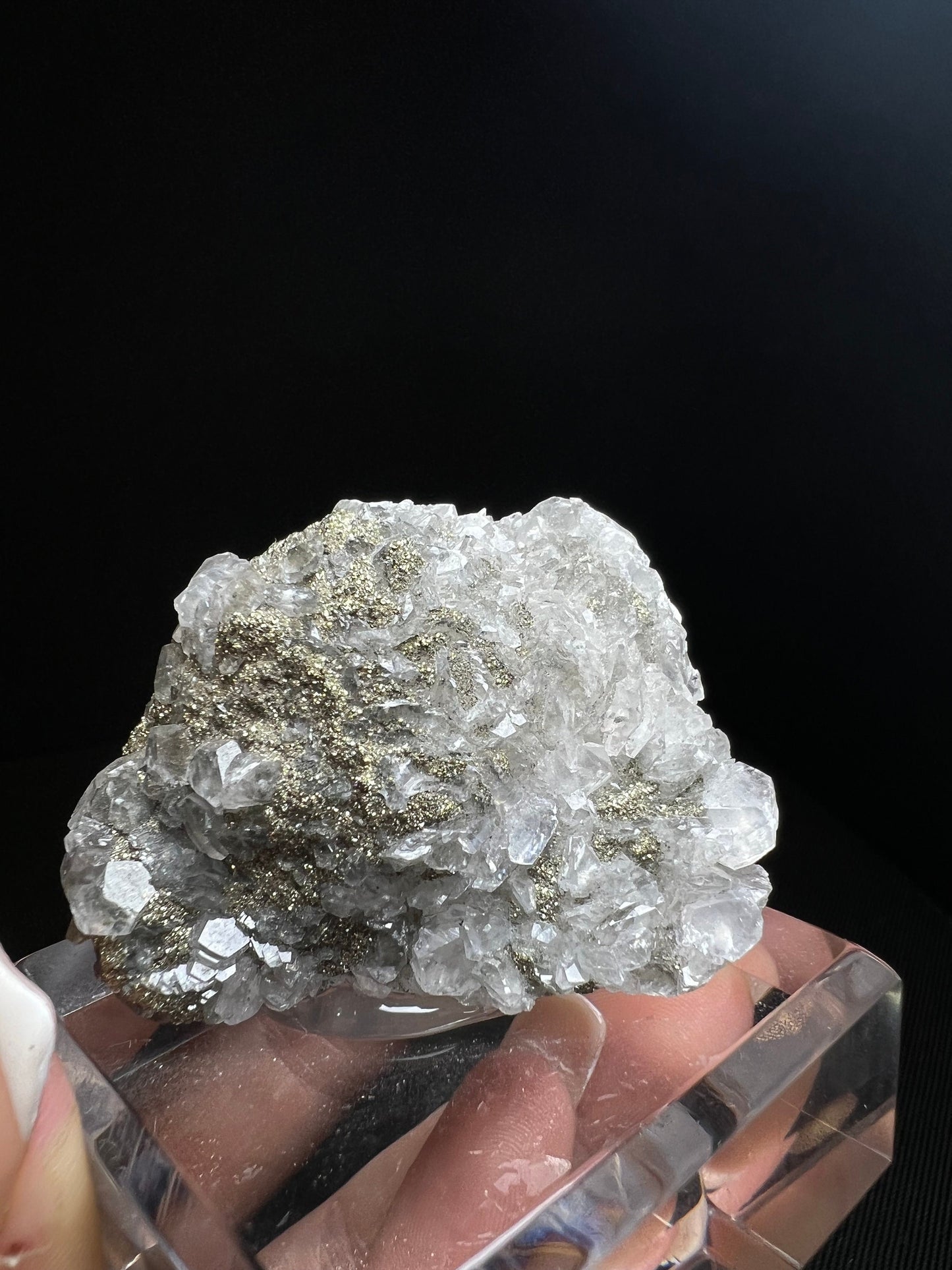 Calcite, Quartz And Pyrite Formation From Kosovo- Collectors Piece, Home Decor