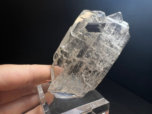 Rare Gwindel/ Tabular Formation Of Quartz With Tourmaline From Pakistan- Statement Piece, Collectors Piece, Home Decor