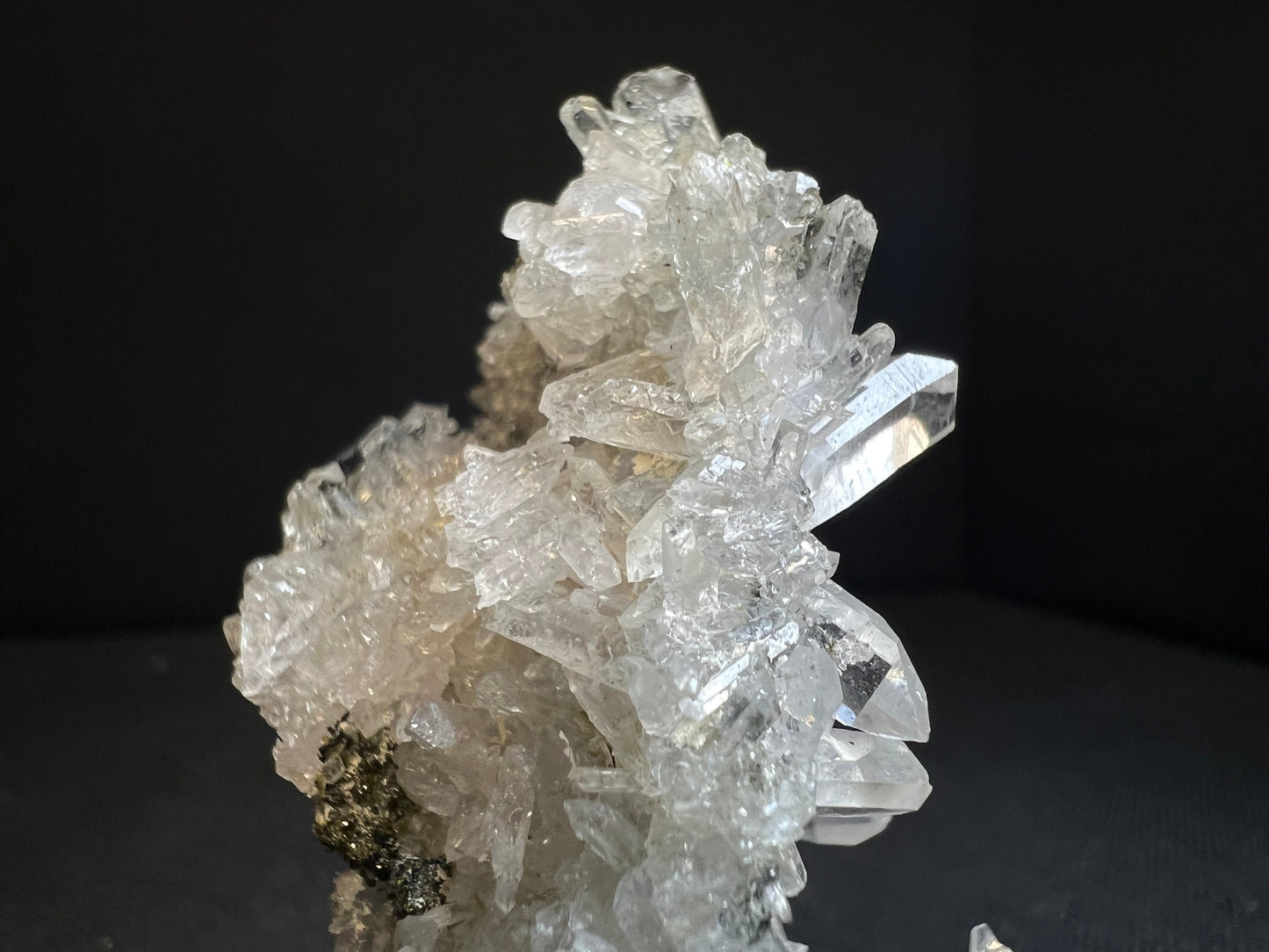Quartz, Prehnite And Babingtonite From Qiaojia, Yunnan province, China- Collectors Piece, Home decor, Statement Piece