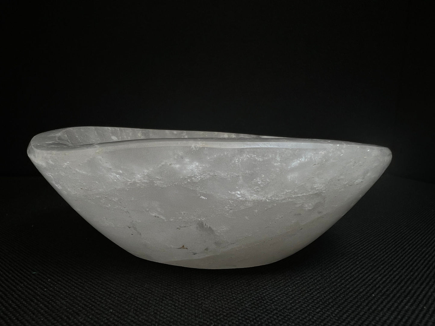 Clear Quartz Bowl- Home Décor, Statement Piece