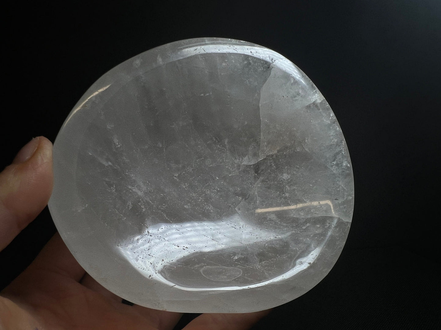 Clear Quartz Bowl- Home Décor, Statement Piece