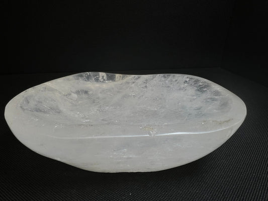 Clear Quartz Bowl- Home Décor, Statement Piece