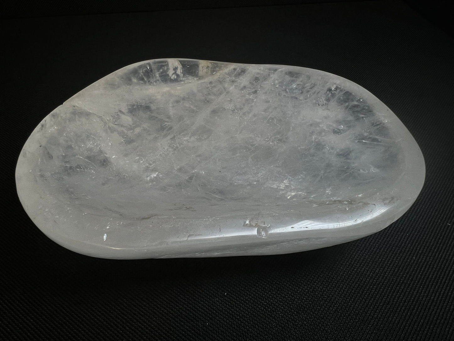 Clear Quartz Bowl- Home Décor, Statement Piece