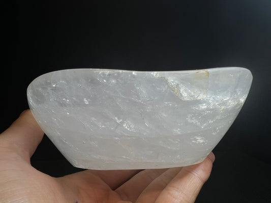 Clear Quartz Bowl- Home Décor, Statement Piece