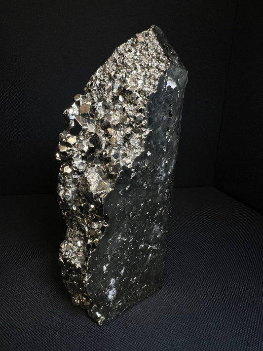 Pyrite Chunk/ Tower/ Point From Peru- Home Décor, Statement Piece, Crystal Healing