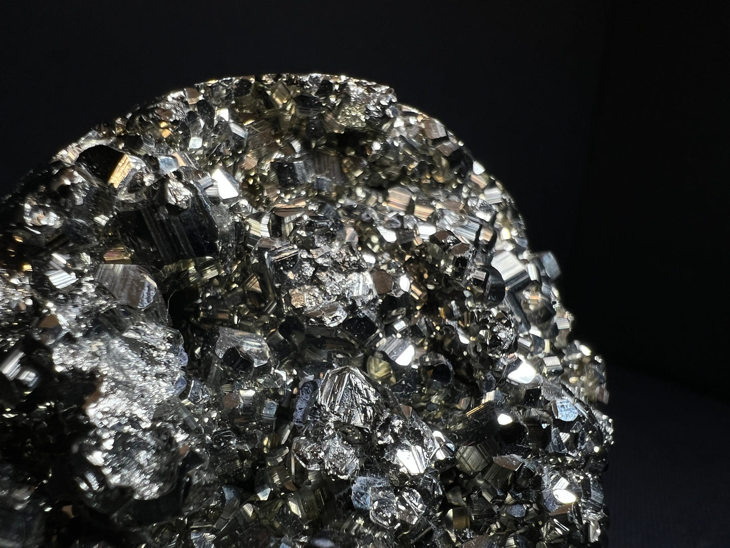 Pyrite Sphere From Peru (Stand Included) - Home Decor, Statement Piece, Crystal