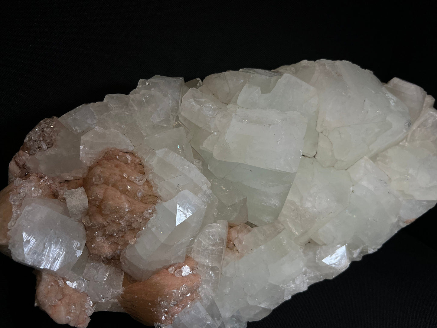 Large Apophyllite And Stilbite From Jalgaon District Maharashtra India- Statement Piece, Crystal , Home Decor