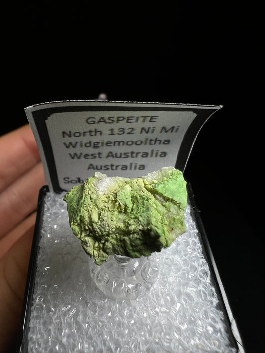 Rare Gaspeite From Australia- Box Included, Statement Piece, Home Decor, Crystal