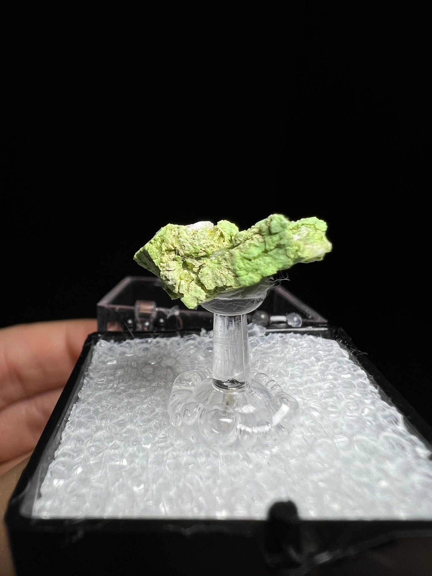 Rare Gaspeite From Australia- Box Included, Statement Piece, Home Decor, Crystal