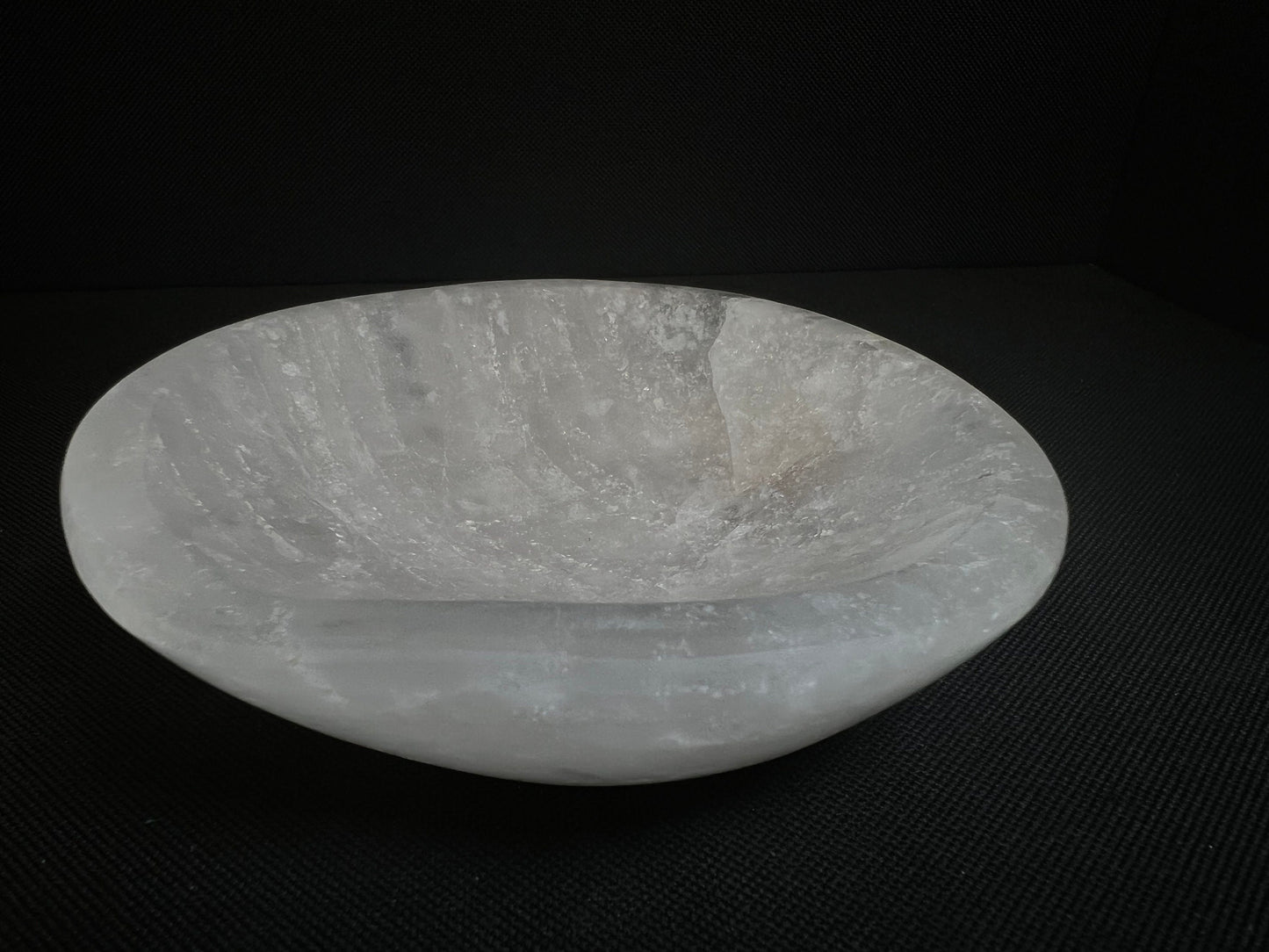 Clear Quartz Bowl- Home Décor, Statement Piece