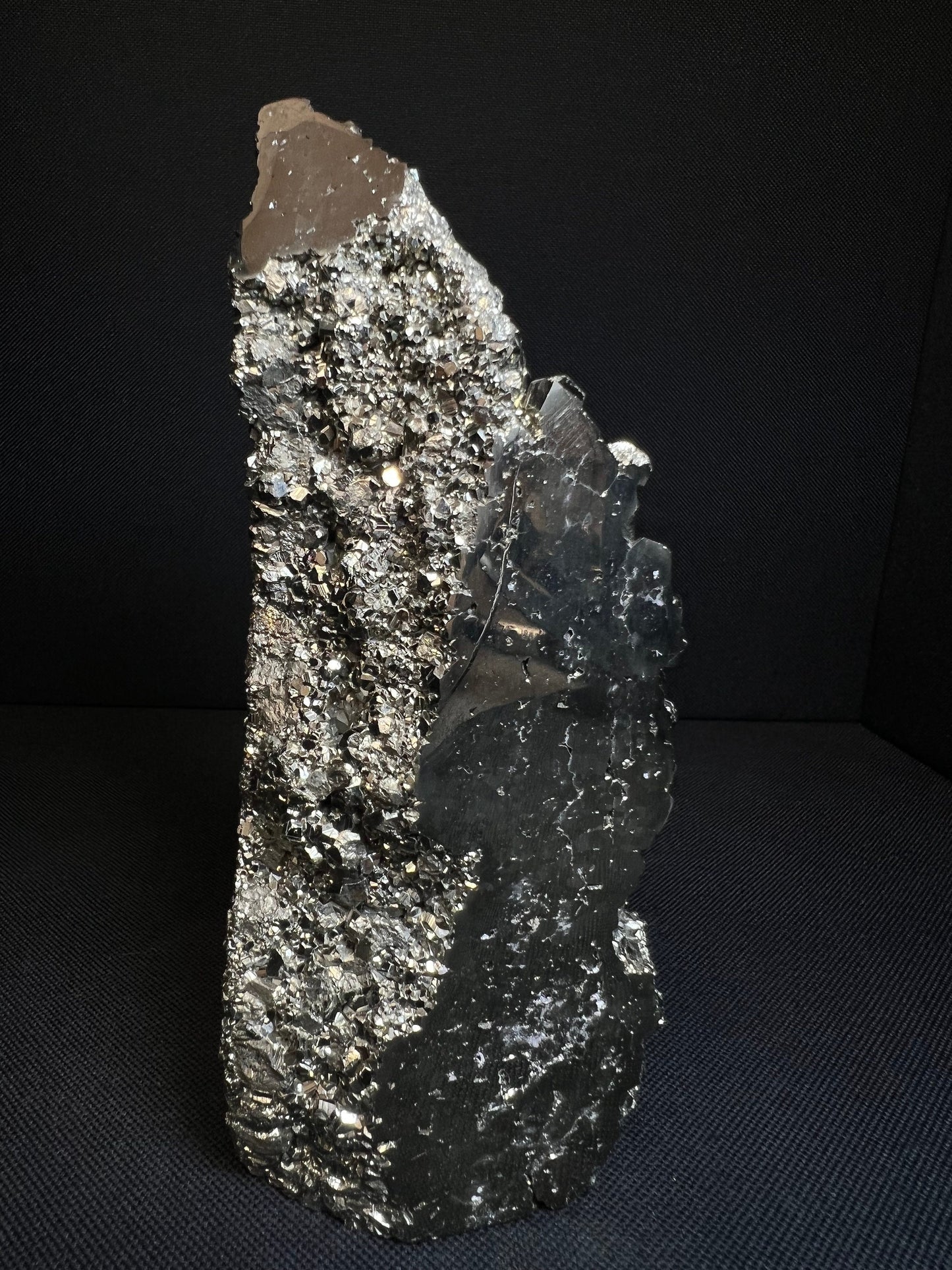 Pyrite Chunk/ Tower/ Point From Peru- Home Décor, Statement Piece, Crystal Healing