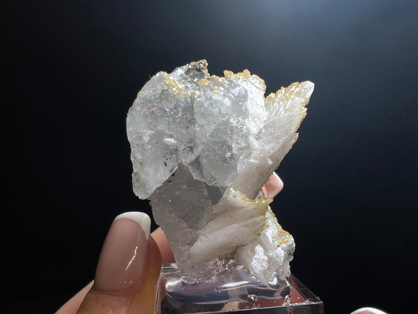 Fluorite, Calcite, Dolomite From Naica Mine, Chihuahua, Mexico- Stand Included, Statement Piece, Home Decor, Crystal