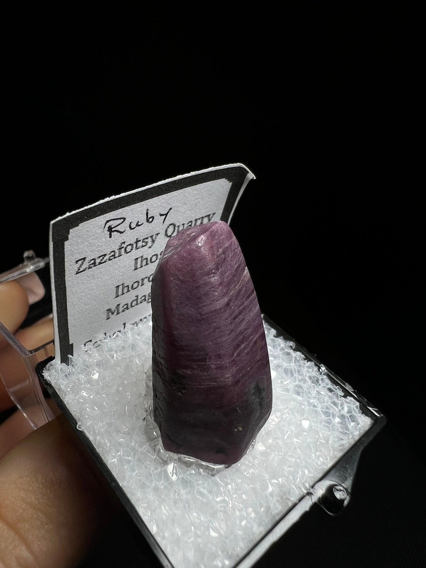 Ruby From Madagascar -Box Included, Collectors Piece, Home Decor, Statement Piece, Crystal Healing