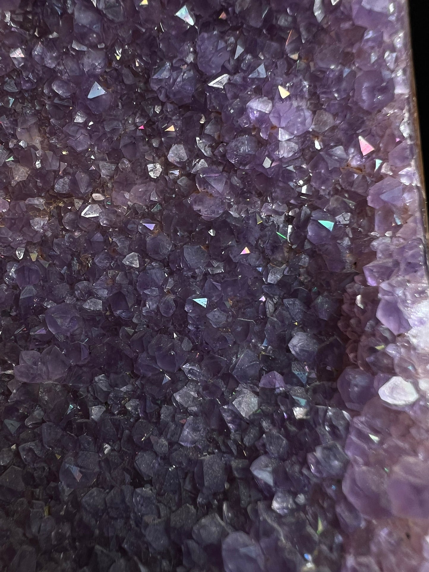 Amethyst Freeform With Titanium Inclusions, Collectors Piece, Statement Piece, Home décor, Perfect Gift