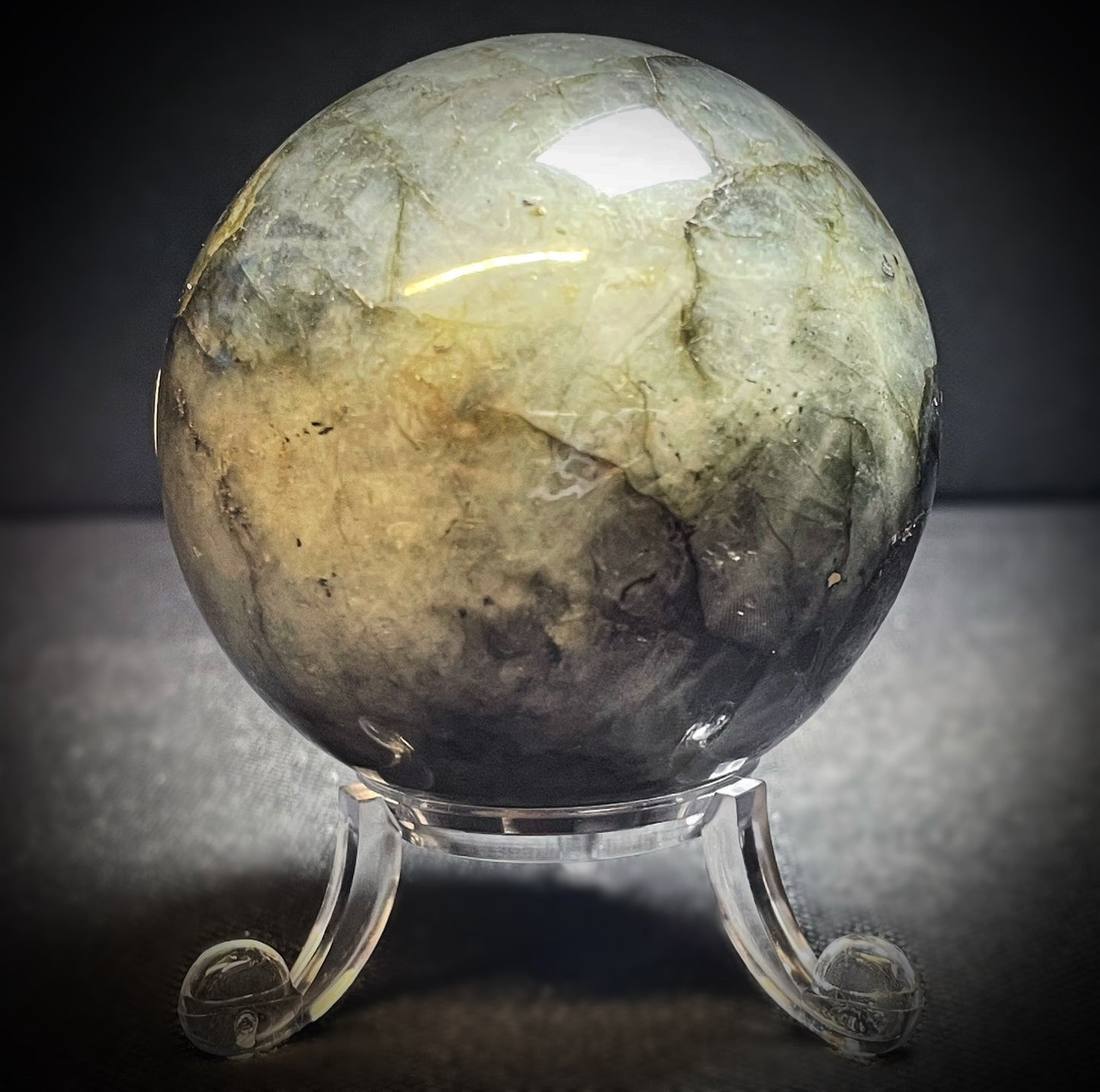 High Quality Polished Labradorite Sphere home décor statement piece