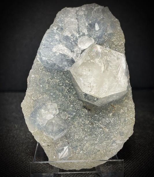 Apophyllite And Chalcedony Specimen From Jalgaon District Maharashtra India