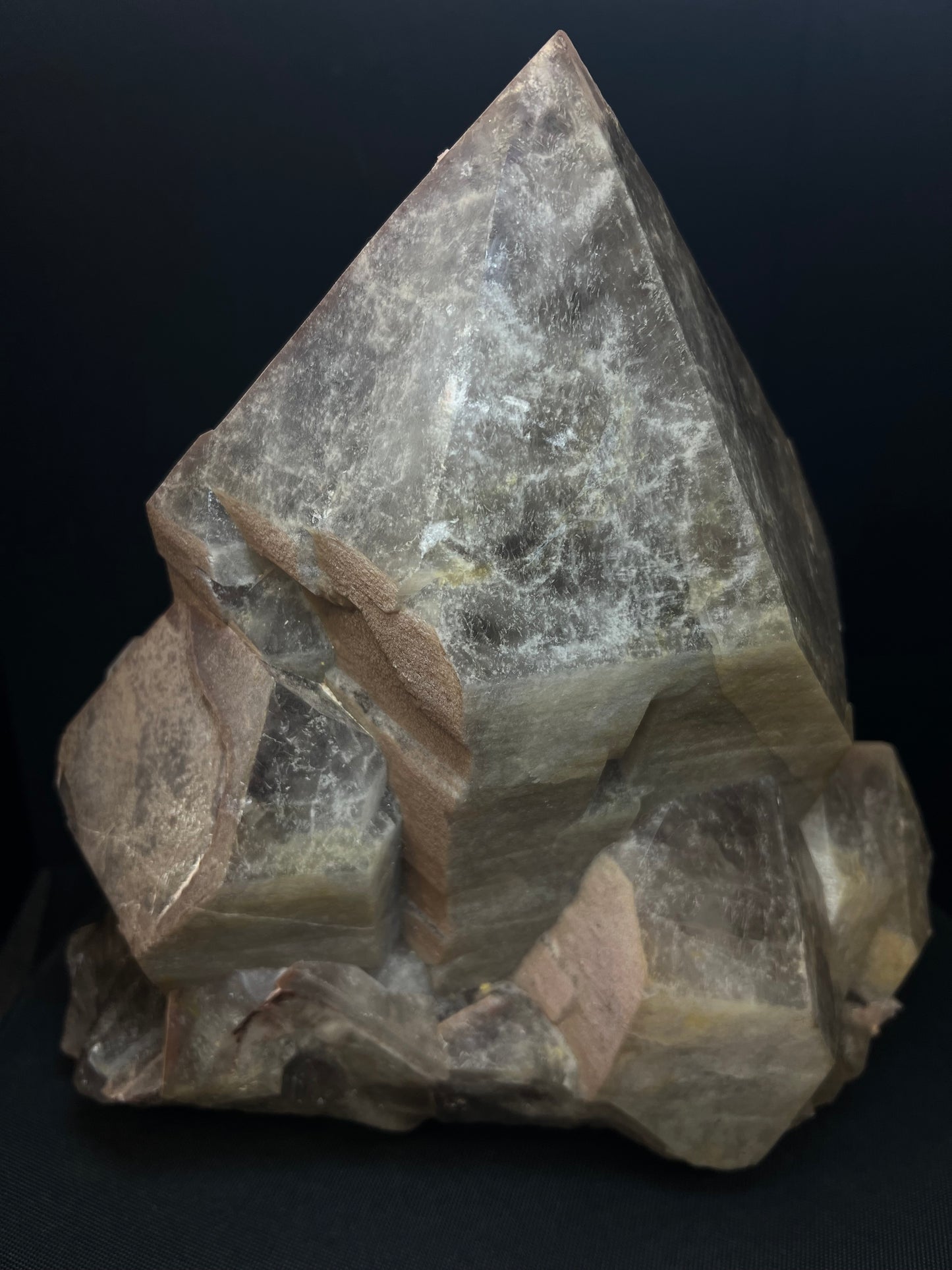 Amazing Large Red Amethyst Cluster With Window Quartz From Madagascar - Collectors Piece, Home Décor, Gift, Crystal Healing, Meditation