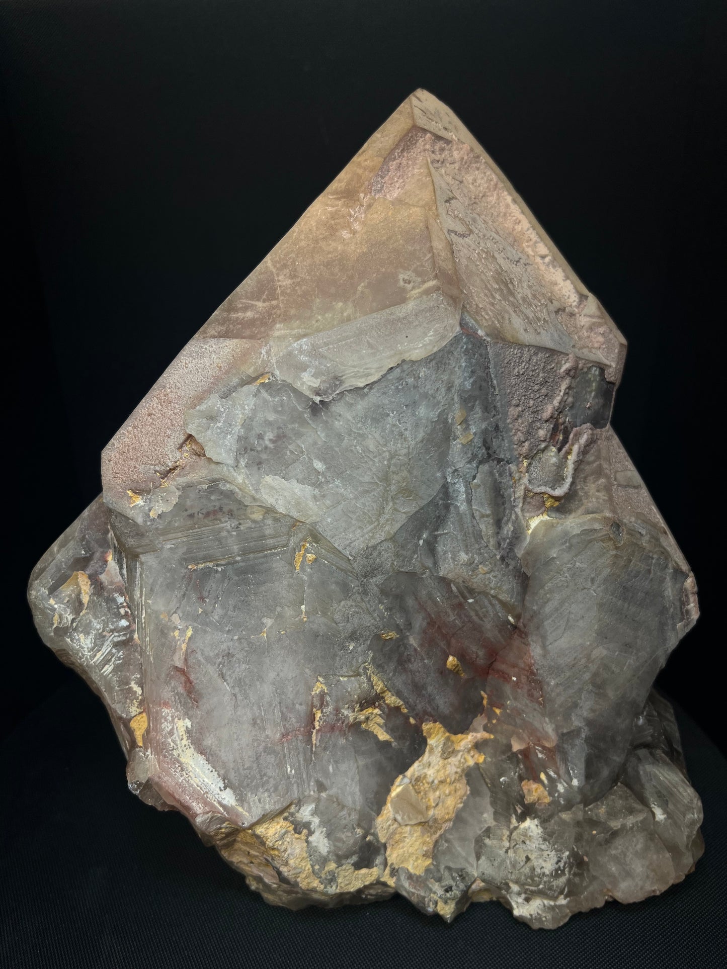 Amazing Large Red Amethyst Cluster With Window Quartz From Madagascar - Collectors Piece, Home Décor, Gift, Crystal Healing, Meditation