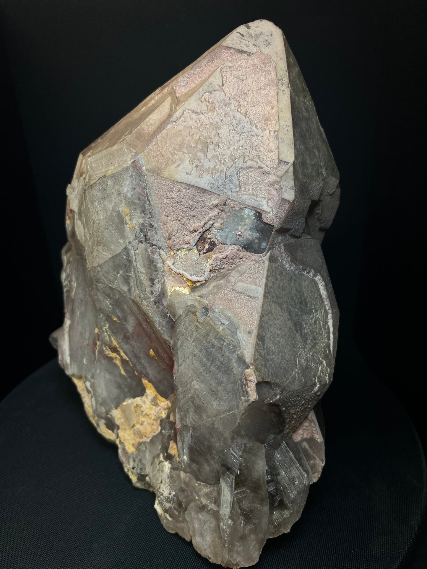 Amazing Large Red Amethyst Cluster With Window Quartz From Madagascar - Collectors Piece, Home Décor, Gift, Crystal Healing, Meditation