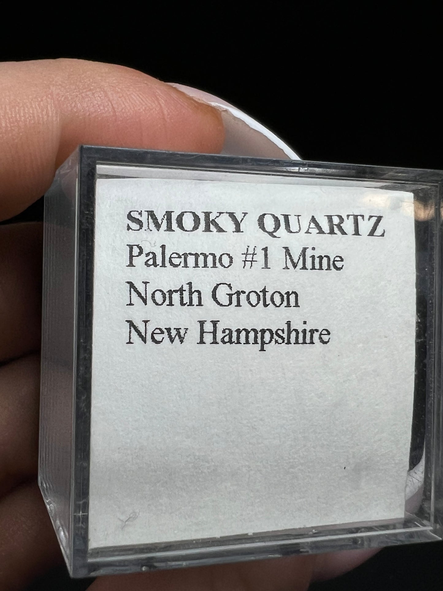 Smoky Quartz From Palermo Mine, North Groton, New Hampshire (Box Included)- Collectors Piece, Crystal Healing