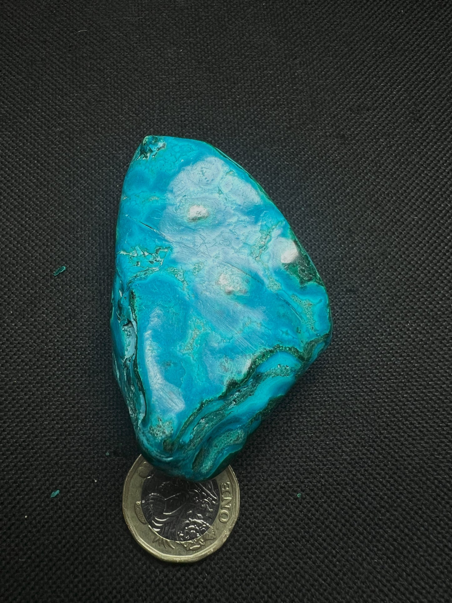 Polished Chrysocolla And Malachite- Home Decor, Statement Piece