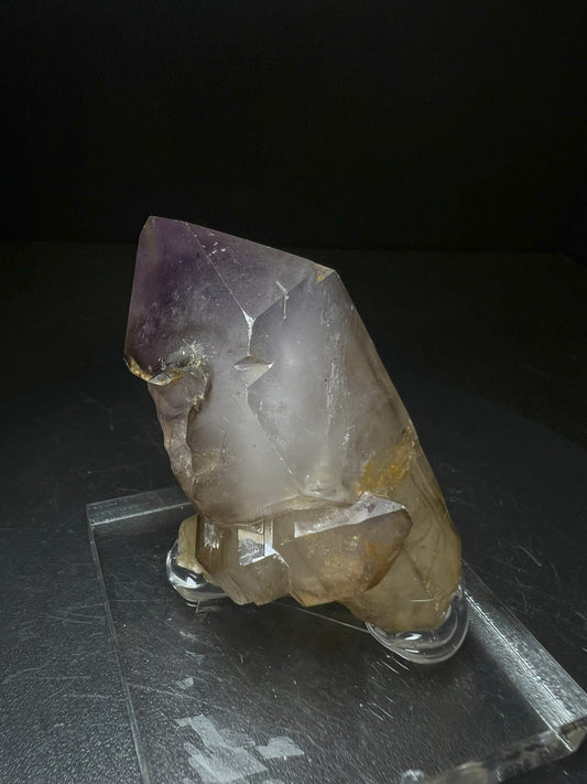 Rare Natural Exceptional Elestial Smokey Amethyst Sceptre from Madagascar Collectors Piece Statement Piece Home decor
