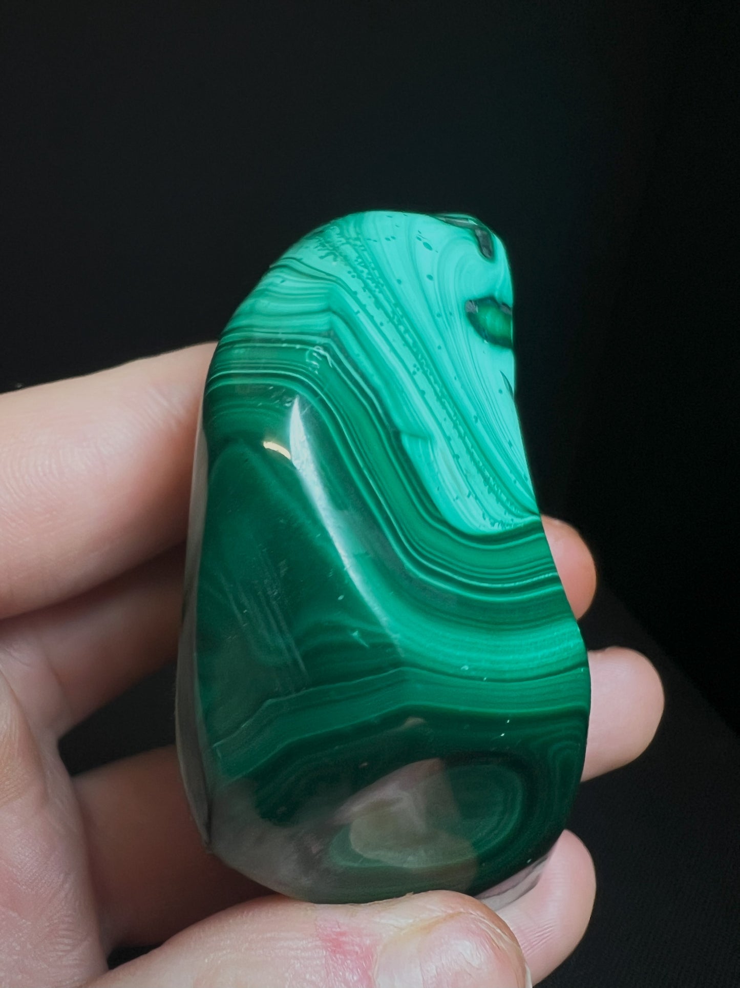 Polished Malachite Crystal- Crystal Healing, Home Decor, Gift