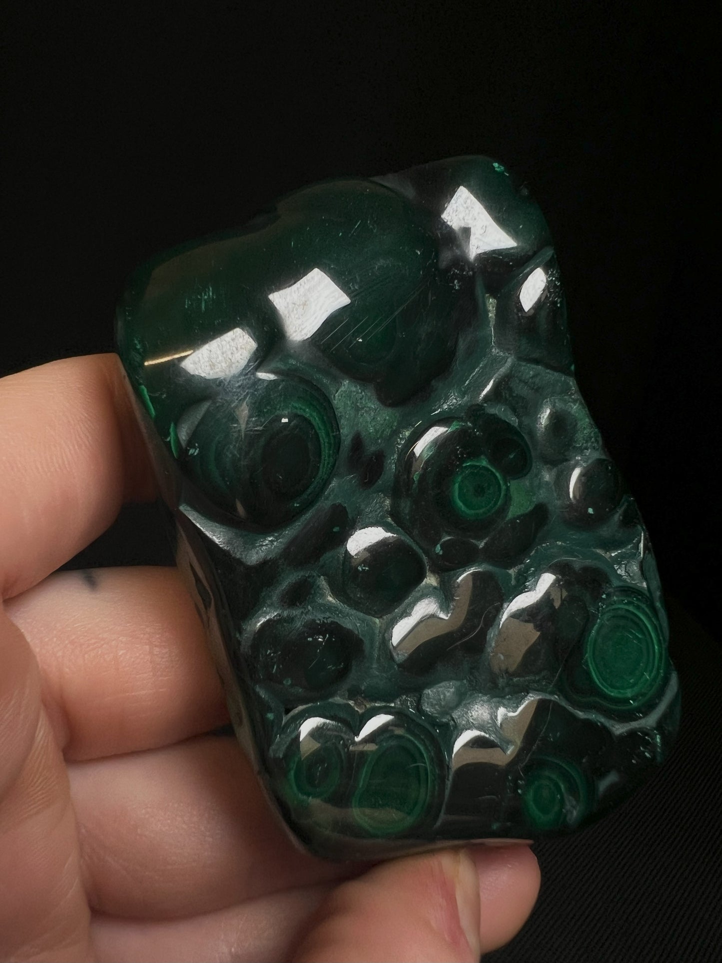 Polished Malachite Crystal- Crystal Healing, Home Decor, Gift