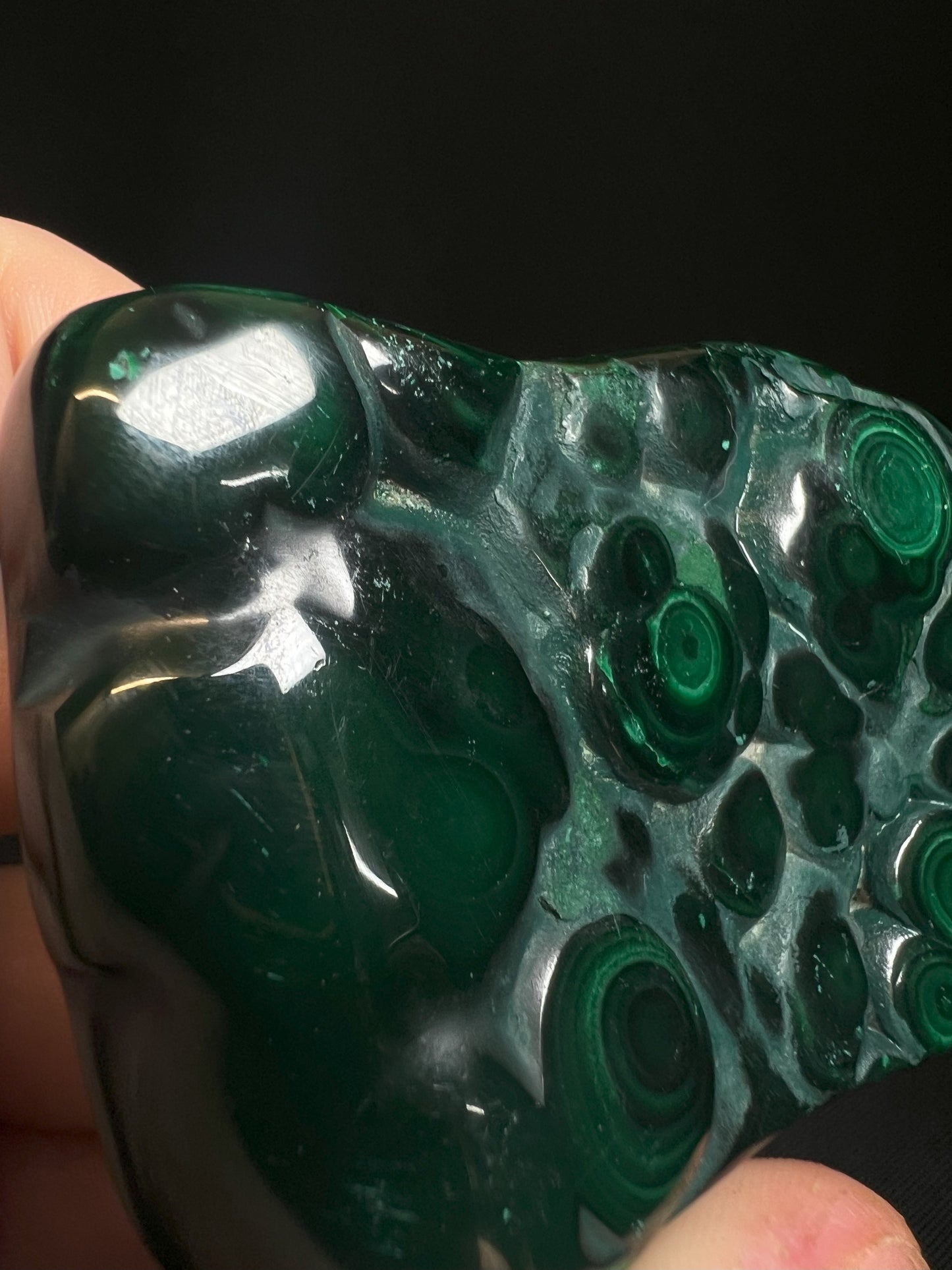 Polished Malachite Crystal- Crystal Healing, Home Decor, Gift