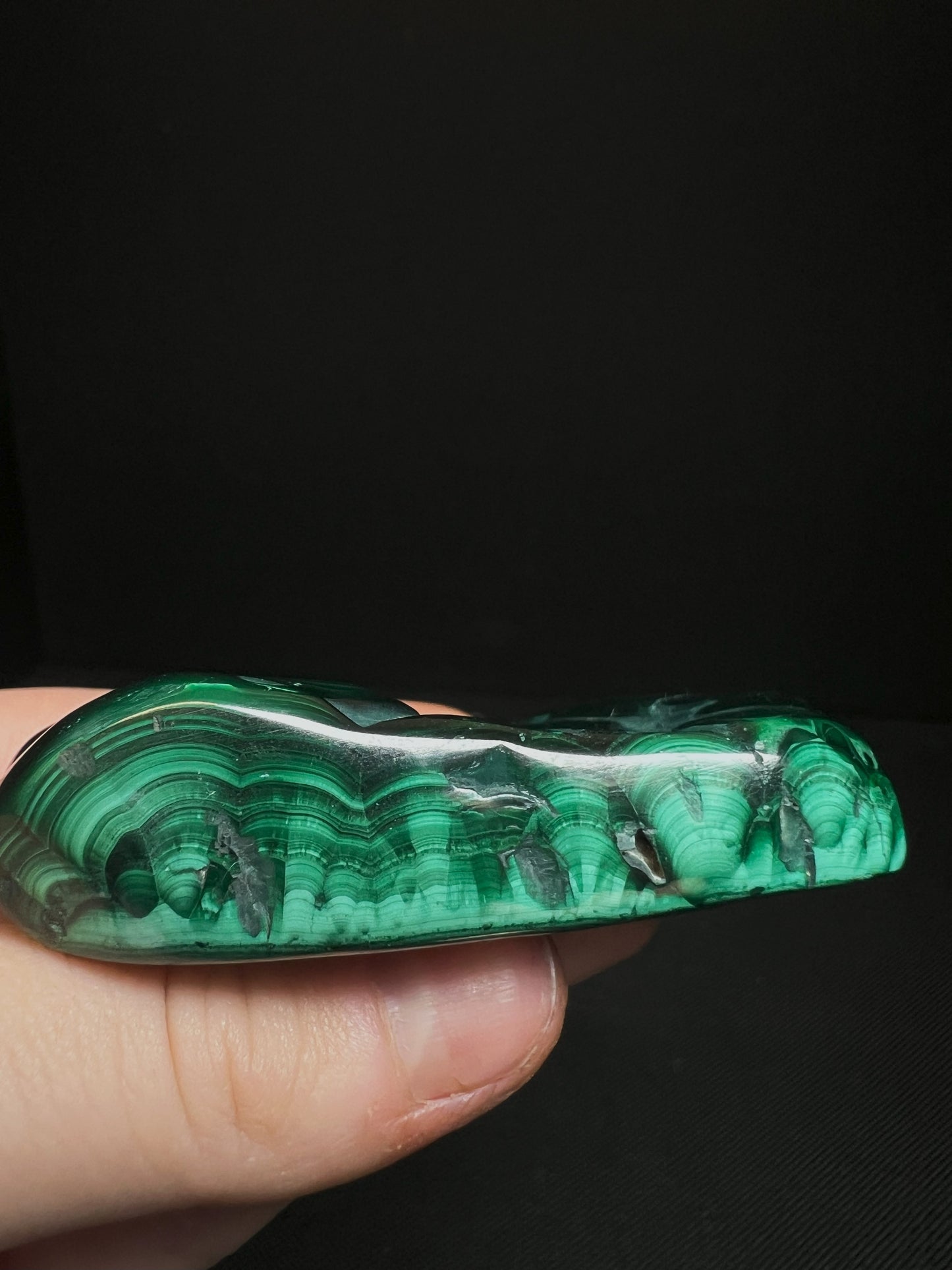 Polished Malachite Crystal- Crystal Healing, Home Decor, Gift