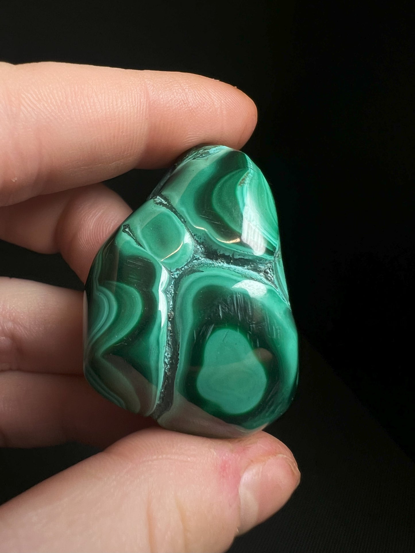 Polished Malachite Crystal- Crystal Healing, Home Decor, Gift