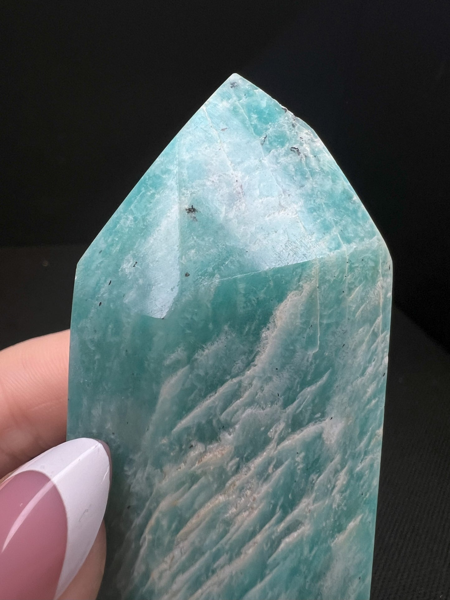 Amazonite Point/Prism Free Standing- Home Décor, Statement Piece, gift