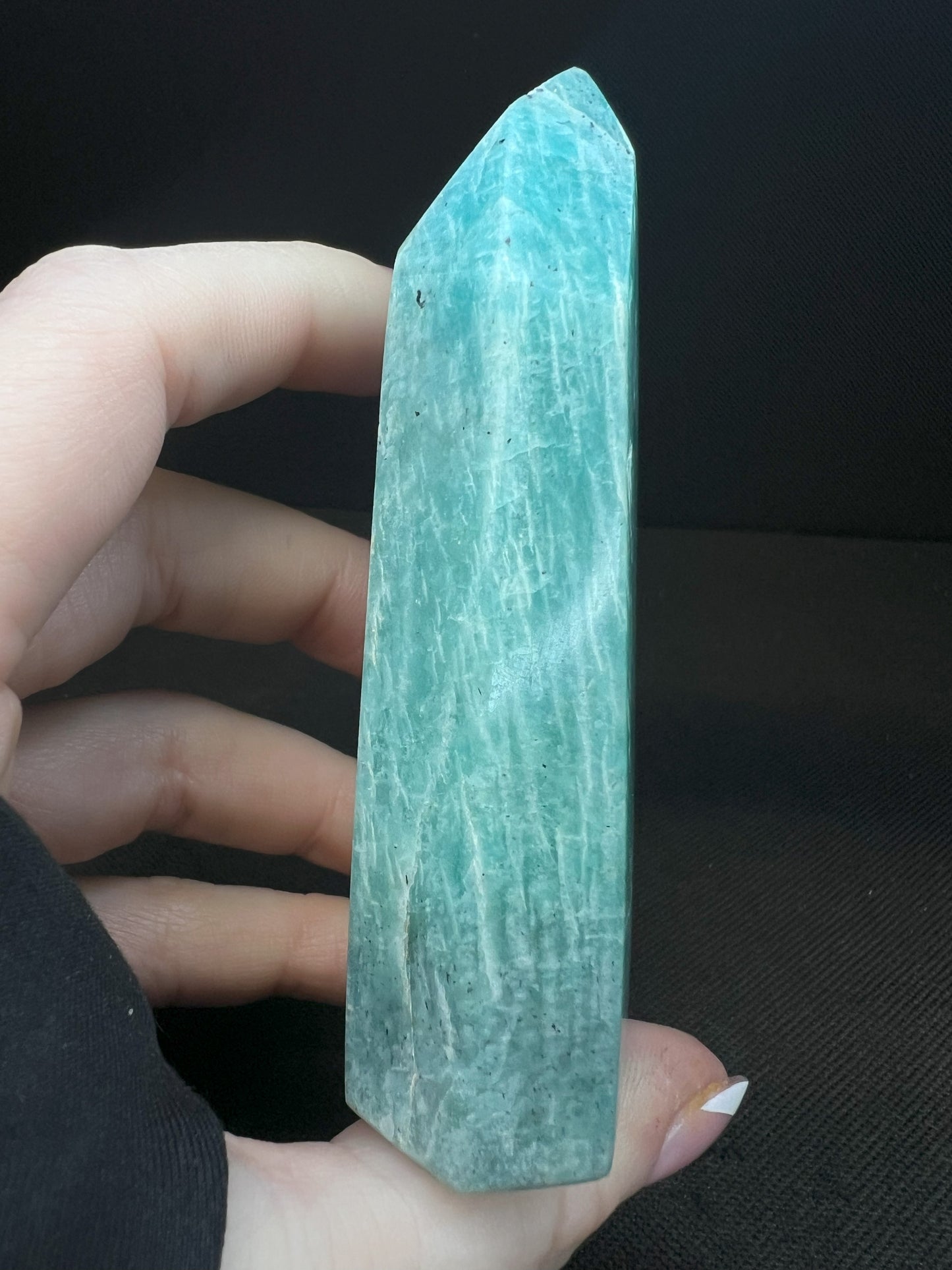 Amazonite Point/Prism Free Standing- Home Décor, Statement Piece, gift