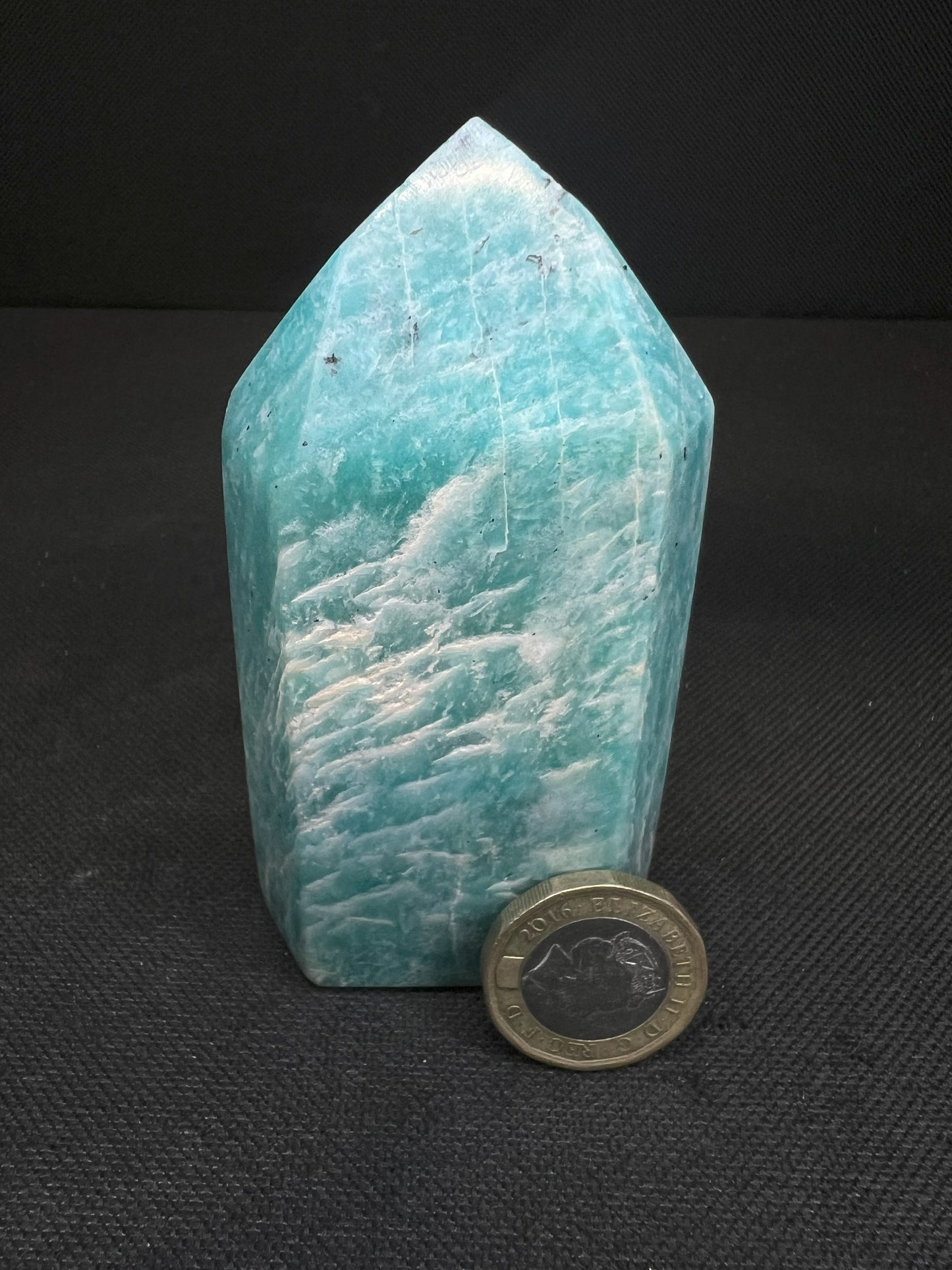 Amazonite Point/Prism Free Standing- Home Décor, Statement Piece, gift