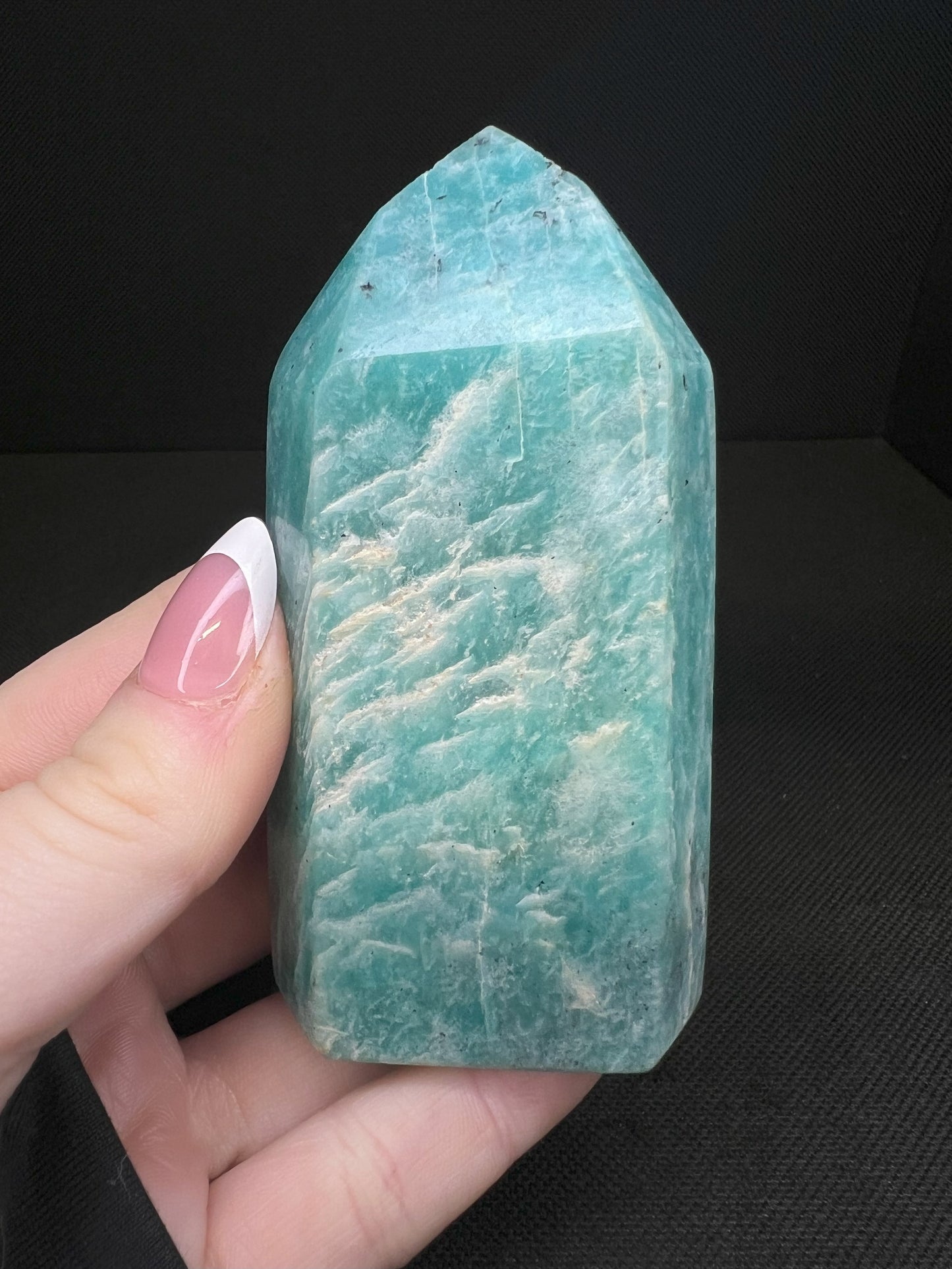 Amazonite Point/Prism Free Standing- Home Décor, Statement Piece, gift