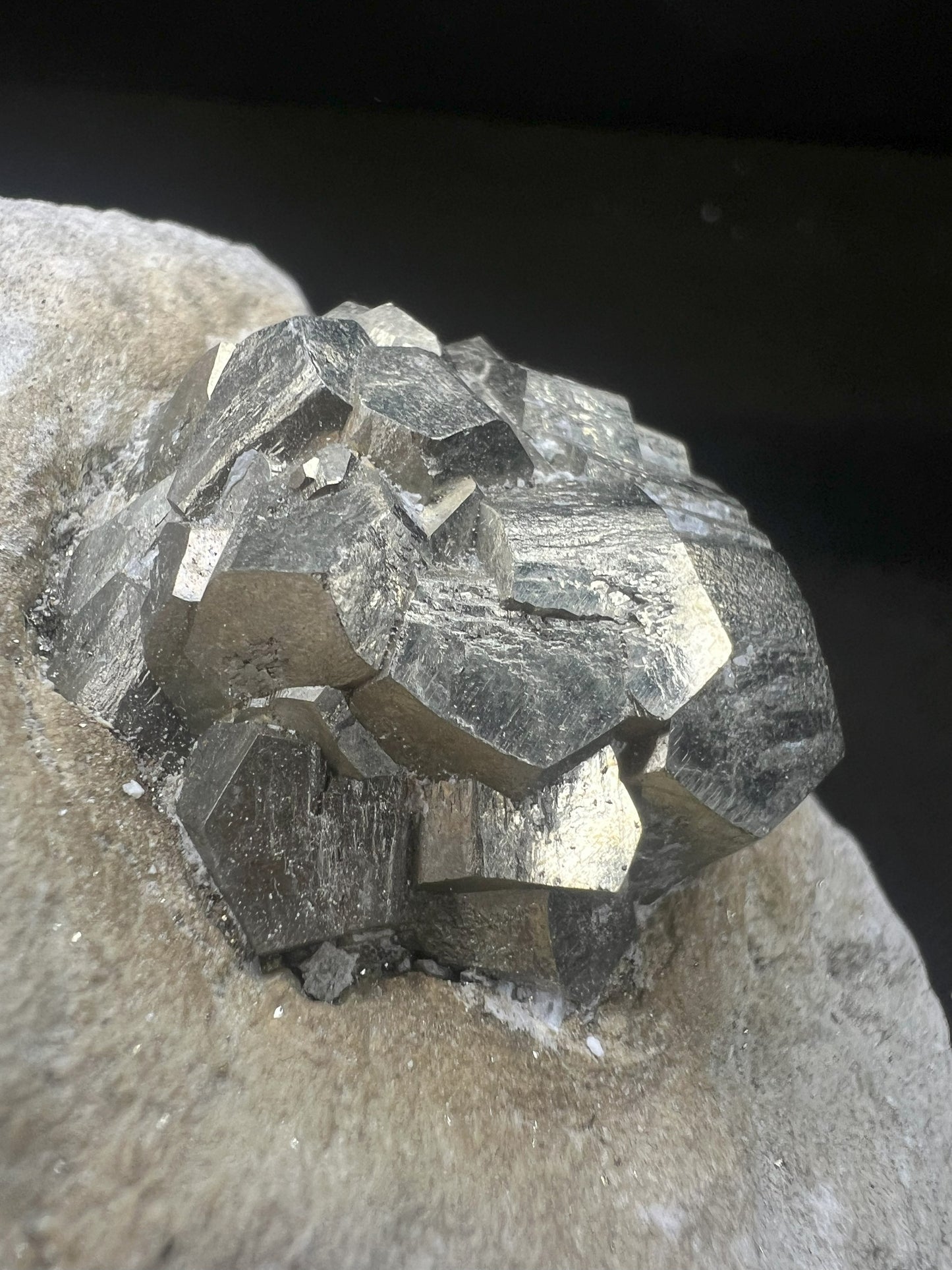 Outstanding Pyrite In Matrix From Spain Statement Piece Perfect Gift Home Décor