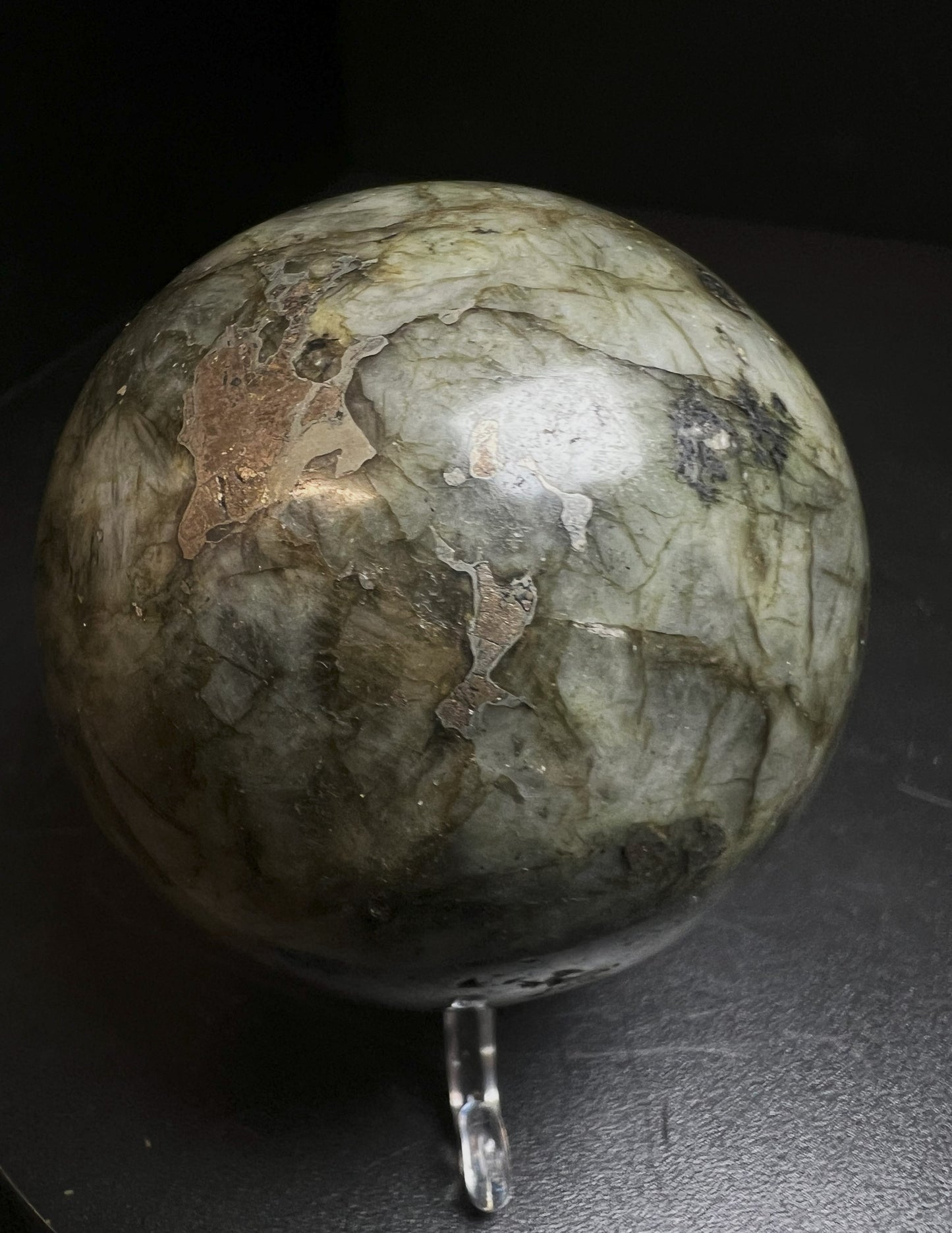 High Quality, Polished Labradorite Sphere- Home Décor Statement Piece