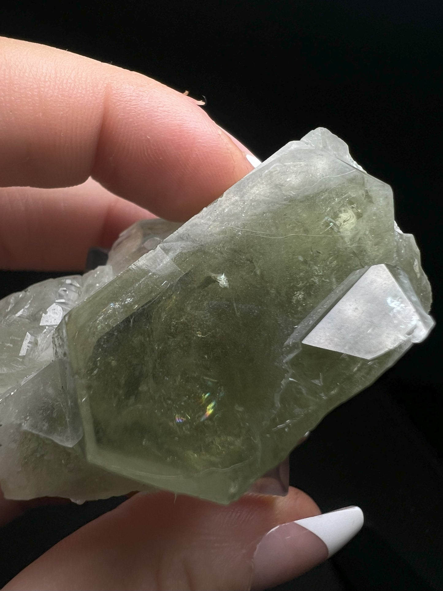 Perfect Formation, Gem Quality Green Apatite From Panasqueira Mine, Portugal (Stand Included)