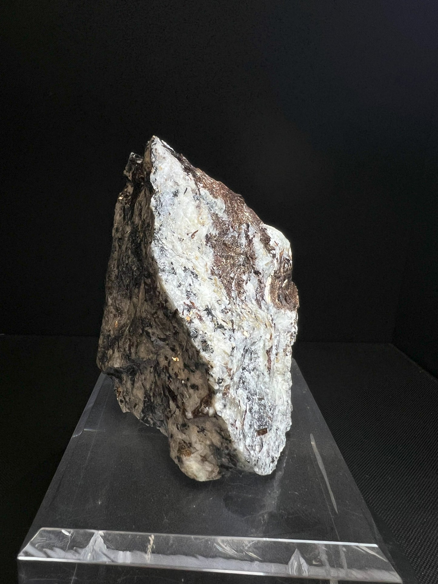 Astrophyllite On A Stand From Kola Russia