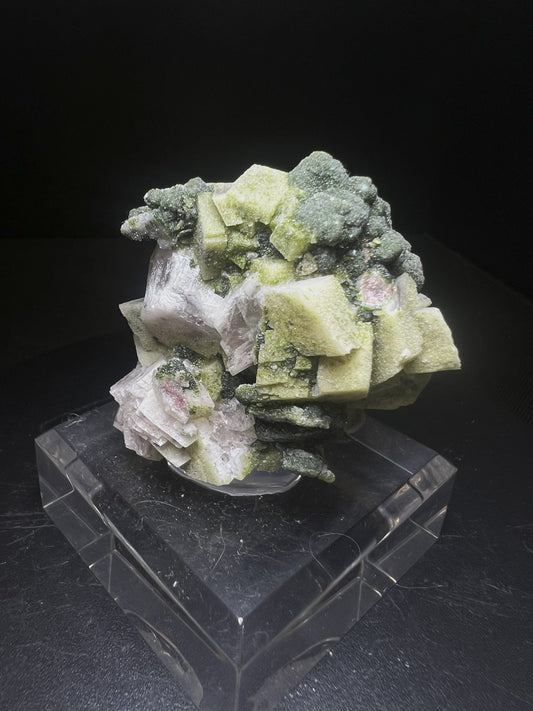 Calcite With Duftite From Tsumeb Mine, Oshikoto, Namibia- Collector Piece, Home Décor