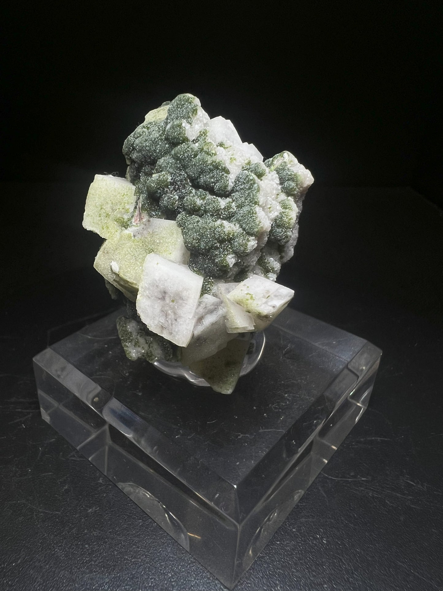 Calcite With Duftite From Tsumeb Mine, Oshikoto, Namibia- Collector Piece, Home Décor